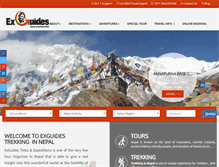 Tablet Screenshot of exguidestreks.com